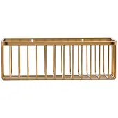 House Doctor Bath Basket - Brushed Brass