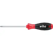 Wiha Schroevendraaier | maat T 10 BO | klinglengte 80 mm | SoftFinish meercomponentengreep | ronde kling | 1 stuk - 01300 01300