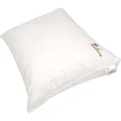 Polydaun Waldkrone Königshof hoofdkussen - katoenen tijk - GRS gerecyclede Comfort-O-Bol vulling - 900 gram - navulbaar - 60x50x10/0 cm