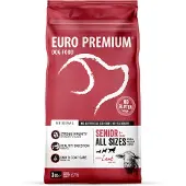 Euro Premium 4x Senior Lam - Rijst 3 kg