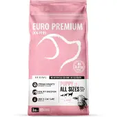 Euro Premium 4x Puppy Lam - Rijst 3 Kg