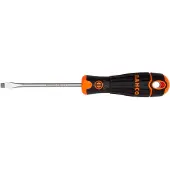 Bahco Platte Schroevendraaier Met Gleuf En Rubberen Handgreep 2 Mmx12 Mmx250 Mm