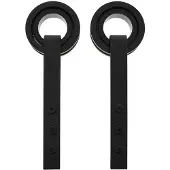Intersteel Set van 2 hangrollen Modern 25,5cm - mat zwart