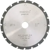 Metabo Power Cut Zaagblad voor Hout 216x30x2mm 20T