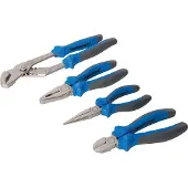 Silverline 4-delige tangen set, Expert