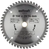 Wolfcraft - Cirkelzaagblad - Zaagblad 160 x 20 - Serie lila - 6623000