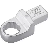 Hazet Insteekringsleutel 6630D-18 · 14 x 18 mm insteekvierkant massief · Buitentwaalfkant tractieprofiel · SW 18 mm