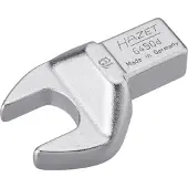 Hazet Insteek-steeksleutel 6450D-19 · 14 x 18 mm insteekvierkant massief · Buiten-zeskant-profiel · SW 19 mm