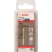Bosch METAALBOOR HSS-CO, DIN 338, 4,2 X 43 X 75 MM 10X