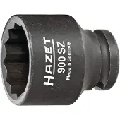 Hazet Krachtdopsleutel 900SZ-27 · 1/2 inch (12,5 mm) vierkant hol · Buitentwaalfkant tractieprofiel · SW 27 mm