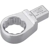 Hazet Insteekringsleutel 6630D-27 · 14 x 18 mm insteekvierkant massief · Buitentwaalfkant tractieprofiel · SW 27 mm
