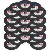 Hazet 9033P-08/25 9033P-08/25 Doorslijpschijf recht 100 mm 25 stuk(s) Staal, RVS