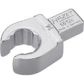 Hazet Insteek-ringsleutel · open 6612C-14 · 9 x 12 mm insteekvierkant massief · Buitentwaalfkant profiel · SW 14 mm