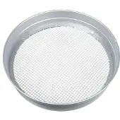 Nature Tuinzeef Rond - Verzinkt Staal - Mazen 6mm - Diam. 37x7,4cm