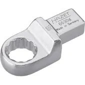 Hazet Insteekringsleutel 6630D-19 · 14 x 18 mm insteekvierkant massief · Buitentwaalfkant tractieprofiel · SW 19 mm