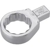 Hazet Insteekringsleutel 6630D-36 · 14 x 18 mm insteekvierkant massief · Buitentwaalfkant tractieprofiel · SW 36 mm