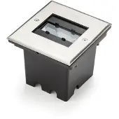 Konstsmide Bodenspot High Power LED - Inbouwspot voor de vloer - Aluminium, helder glas; 7961-310