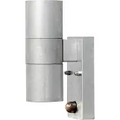 Konstsmide Modena Wandlamp Twin met Bewegingssensor Grijs