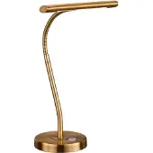 TRIO Led leeslamp Curtis oud messing
