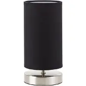 Brilliant Zwarte nachtkast lamp Clarie