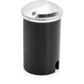 Konstsmide LED inbouwlamp Detlef voor vloer en wand, IP65, zwart, Aluminium, LED inbouwspot