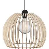 Nordlux Chino LED Hanglamp | 1x E27 Max 60W | Dimbaar | Bruin