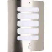 Brilliant Todd 47698/82 Buitenlamp met bewegingsmelder (wand) E27 60 W RVS