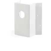 Konstsmide Hoekbevestiging voor wandlampen, wit ECKBEF., wit / opaal, Aluminium, Wandlamp buiten
