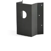 Konstsmide Hoekbevestiging voor wandlampen, zwart ECKBEF., zwart, Aluminium, Wandlamp buiten