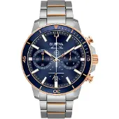Bulova Marine Star Chronograaf Herenhorloge 98B301 Blauw