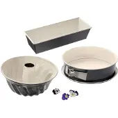Dr. Oetker Bakvormen Set - Springvorm - Tulbandvorm - Cakevorm - 3-Delig