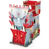 Hape Vikingen kasteel 17-delig rood