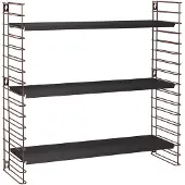 Tomado - Wandrek - Modulair - 70x21x68 cm - Brons, zwart