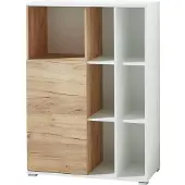 Germania Hangmappenladekast Melamine 2 Planken Afsluitbaar 850 x 400 x 1.200 mm Eiken Lichtbruin