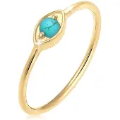 Elli - Elli Ringen evil eye talisman symbool howlith trend 925 zilver Dames