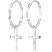 Elli Oorbellen 'Kreuz' zilver