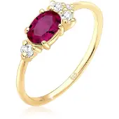 Elli PREMIUM Ring goud / rood