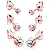 Elli Oorbellen rose-goud