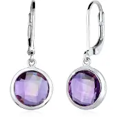 Elli Oorbellen lila / zilver