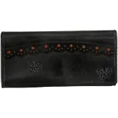 Bruno Banani Leer portemonnee Ziloo Wallet with Flap Black zwart