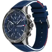 Tommy Hilfiger Bank Heren Blauwe Horloge 1791721