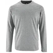 Sols Heren Keizerlijk T-Shirt met lange mouwen (Grijze Mergel)
