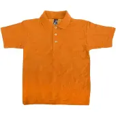 Sols Kinder Unisex Zomer II Pique Polo Shirt (Oranje)