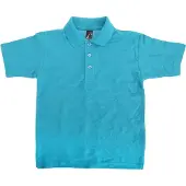 Sols Kinder Unisex Zomer II Pique Polo Shirt (Blauw Atol)