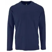 Sols Heren Keizerlijk T-Shirt met lange mouwen (Franse marine)