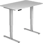 Hjh OFFICE PRO XDSM 12 S - Grijs 120x80 Tafelhoogte I Elektrisch in hoogte verstelbaar