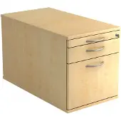Hjh OFFICE PRO SIGNA TC20 BM - Rolcontainer Esdoorn Hout met ophangsysteem Metalen handgreep