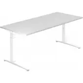 Hjh OFFICE PRO XTRA XB 19 WW - Wit 180 x 80 Tafelhoogte I In hoogte verstelbaar