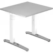 Hjh OFFICE PRO XTRA XB 8 WC - Grijs 80 x 80 Tafelhoogte I In hoogte verstelbaar