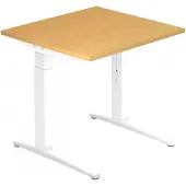 Hjh OFFICE PRO XTRA XB 8 WW - Beuken 80 x 80 Tafelhoogte I In hoogte verstelbaar